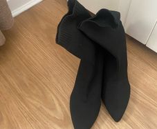 black sock boots