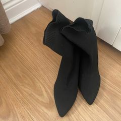 black sock boots