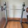 Weider Pro 490 DC Olympic Bench, Squat Rack, 20kg Olympic Bar & Weights Image 5