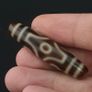 Antique 6 Eyes Hiamalayan Tibetan Agate Dzi Bead Amulet Pendant Image 7