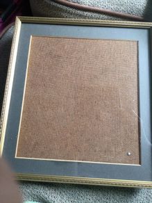 Vintage photo frame. Approx 11.5 x 10.5 inches