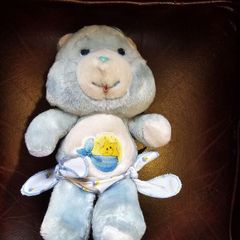 Baby Tugs Blue Bear HTF Carebear Kenner American Greetings Corporation AGC 1983 Plush Teddy 12inch Large Vintage