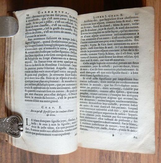 Les Oeuvres de M. Francois Rabelais, Docteur en Medecine, 1666, Rare French