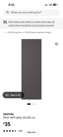 2 ikea doors