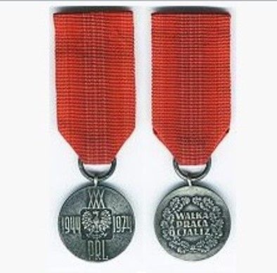 Medal of the 30th anniversary of the Polish Communism Era