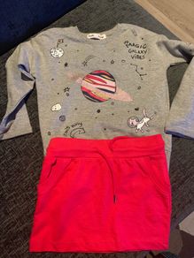 Brand new set for girl jumper and skirt