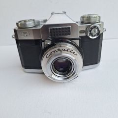 vintage zeiss ikon contaflex camera with case carl zeiss tessar lens not tested