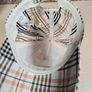 MONKI tartan burberry style pattern baseball cap Image 9