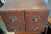 Antique Oak Filing Cabinet