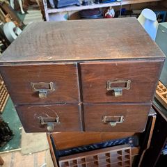 Antique Oak Filing Cabinet