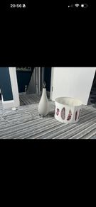 Set of 4 Laura Ashley Table Lamps with Feather Shades