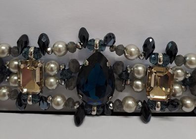 Karma Bracelet blue and Sparkly