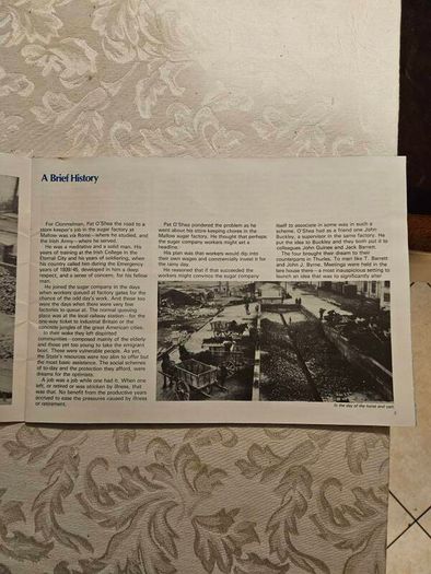 Carlow Sugar Factory. 1980 Commemorative Book . Large volume FIRST edition paperback in good condition.  See photos for same.