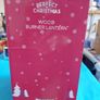Christmas Wood Burner Lantern, Christmas Log Candle with holly & Berries and dOTERRA PETAL DIFFUSER Image 2