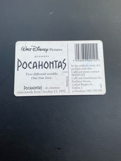 Disney Telecom Eireann callcards from the 90's