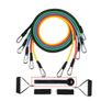 Body Fit Resistance Bands Set For Fitness Training 11 Set Image 7