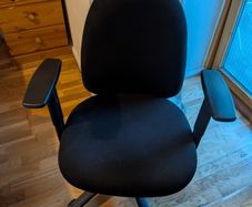 black office chair