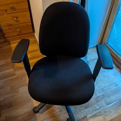black office chair