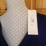 BNWT Lipsy Navy Sateen Wrap Shift Dress Size 10 Image 5