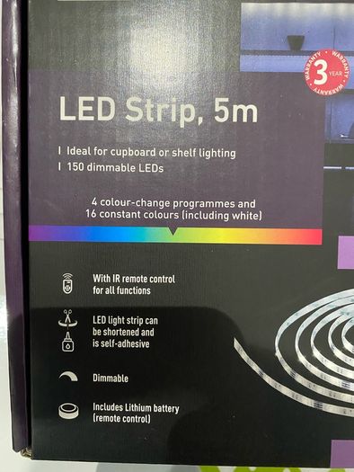 led strip light 5m colour changing