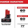 Milwaukee M12B4 4.0Ah Batteries x2 Image 3