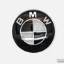 Replacement BMW car Emblem Front and Back 82mm 2 pins available in 3 colors as seen in the pictures Image 3