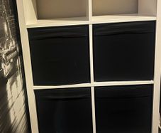 ikea kallax shelving unit white