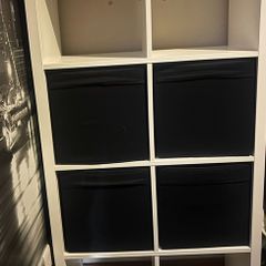 ikea kallax shelving unit white