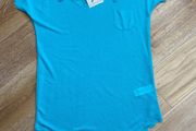 Brand New Turquoise Scalloped Top Size 10