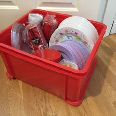 Party plates and cutlery