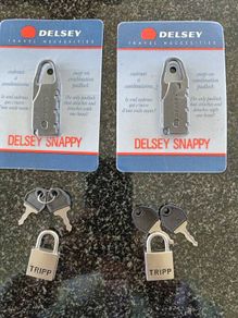 Delsey suitcase locks X 2