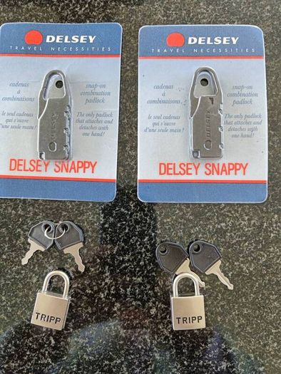 Delsey suitcase locks X 2