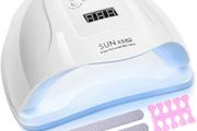 150W Quick-drying Nail Dryer Gel Polish Curing UV Light With 4 Timers, Automatic Sensor for Gels Polishes in Home and Salon