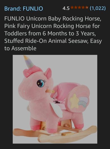 Unicorn Rocking Horse