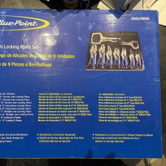 Unopened Snap-On Blue Point 9 pc locking pliers set