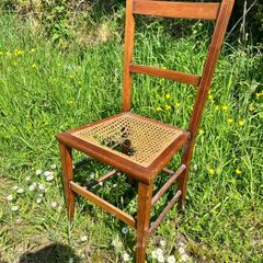 Edwardian Cane Seat Chair