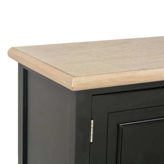 TV Cabinet Black 90x30x40 cm Wood