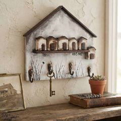 Handcrafted wooden key holder