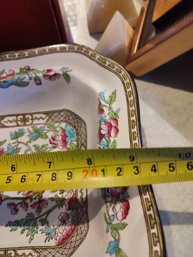 Vintage Bridgwood Indian Tree Dish With Lid