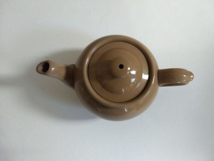 Stylish Small Teapot by Dudson Vitrified Stoneware, Hanley, England, Holds 300 ml, Half a Pint, A Lovely Utility Ware Piece