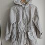 coat , Light gray , beige hooded coat Women Jacket warm , winter autumn Image 5