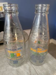 Italia 90 Ireland Milk Bottles