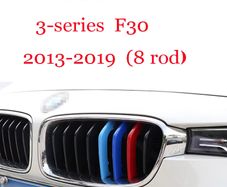 3Pcs M PERFORMANCE Front Grille Trim Strips For BMW Series 3 F30