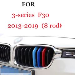 3Pcs M PERFORMANCE Front Grille Trim Strips For BMW Series 3 F30