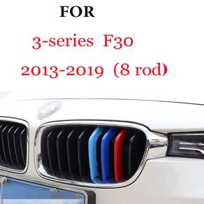 3Pcs M PERFORMANCE Front Grille Trim Strips For BMW Series 3 F30