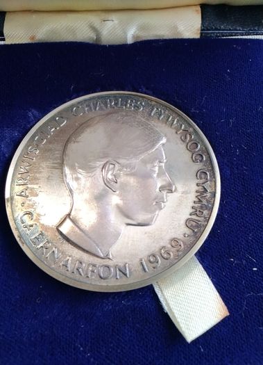 Prince Charles  Silver Medal