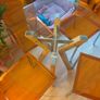 Glass kitchen table Image 2