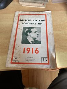 Salute To The Soldiers of 1916 Wolfe Tone Annual 1960