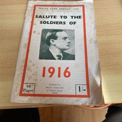 Salute To The Soldiers of 1916 Wolfe Tone Annual 1960