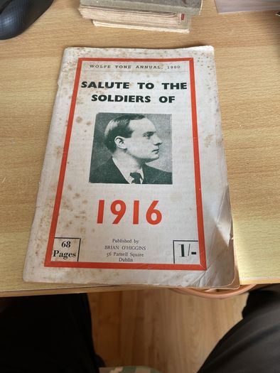 Salute To The Soldiers of 1916 Wolfe Tone Annual 1960
